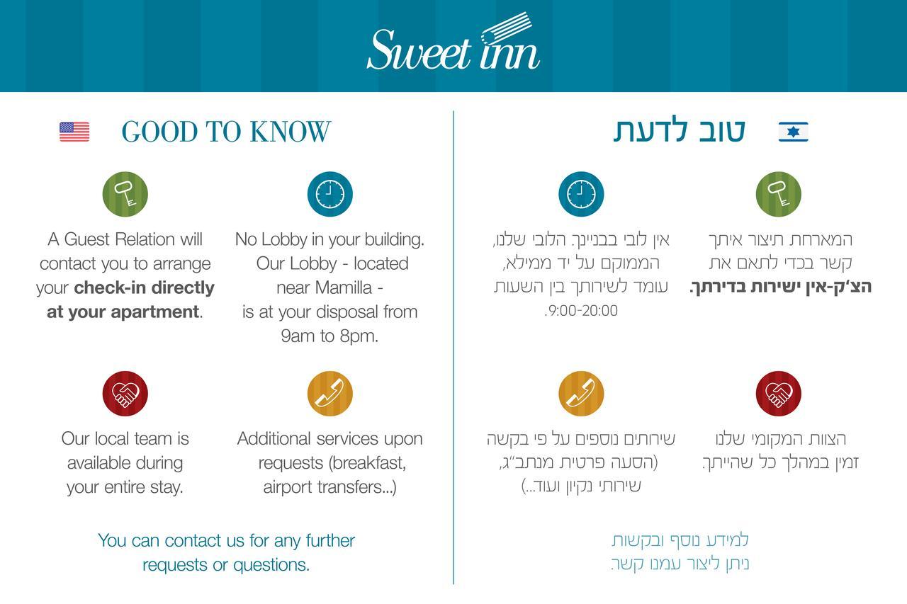 Sweet Inn - Smats Street Jerusalem Eksteriør billede